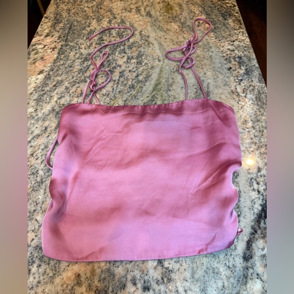Urban Outfitters Pink Cami Crop Top. Size XS with Adjustable straps - Picture 1 of 8